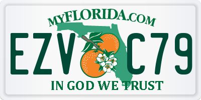 FL license plate EZVC79