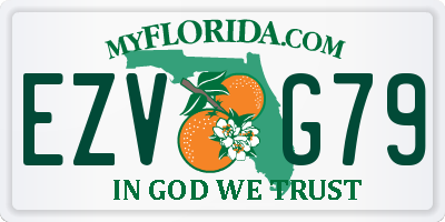 FL license plate EZVG79