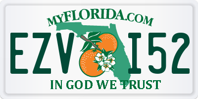 FL license plate EZVI52