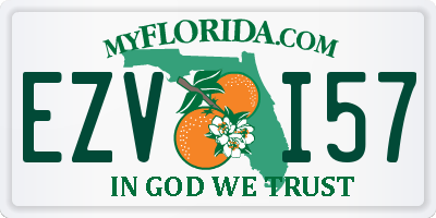 FL license plate EZVI57