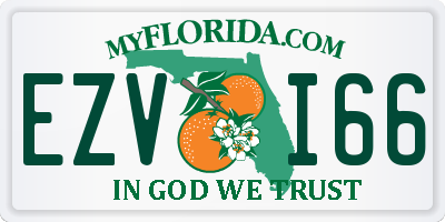 FL license plate EZVI66