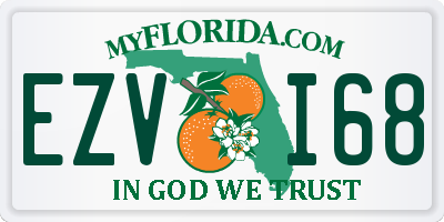 FL license plate EZVI68