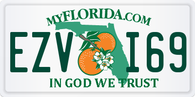 FL license plate EZVI69