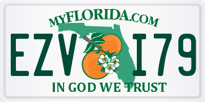 FL license plate EZVI79