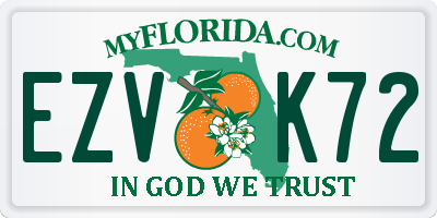 FL license plate EZVK72