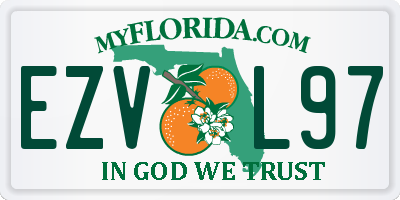 FL license plate EZVL97