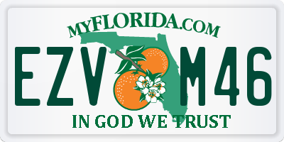 FL license plate EZVM46