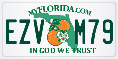 FL license plate EZVM79