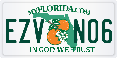 FL license plate EZVN06