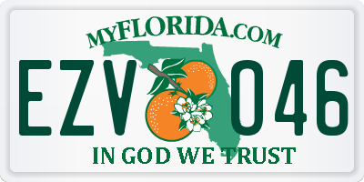 FL license plate EZVO46