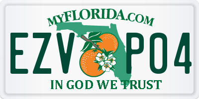 FL license plate EZVP04