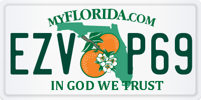 FL license plate EZVP69