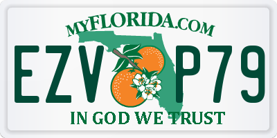 FL license plate EZVP79