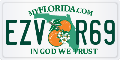 FL license plate EZVR69