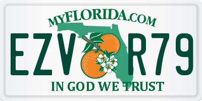 FL license plate EZVR79