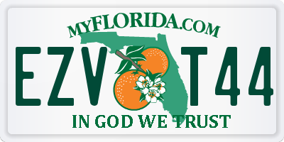 FL license plate EZVT44