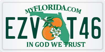 FL license plate EZVT46