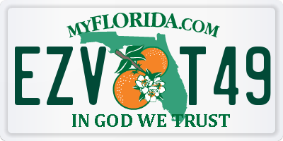 FL license plate EZVT49