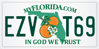 FL license plate EZVT69