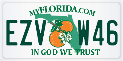 FL license plate EZVW46