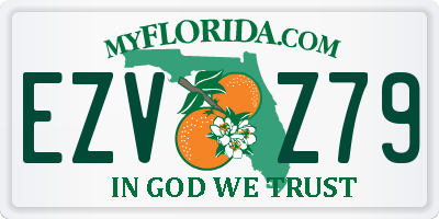 FL license plate EZVZ79