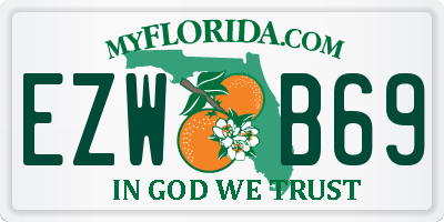 FL license plate EZWB69