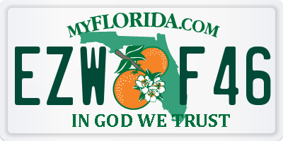 FL license plate EZWF46