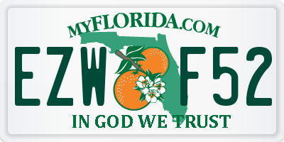 FL license plate EZWF52