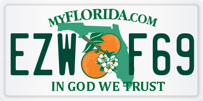 FL license plate EZWF69