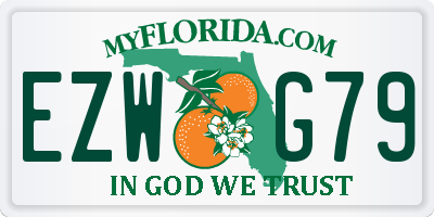 FL license plate EZWG79