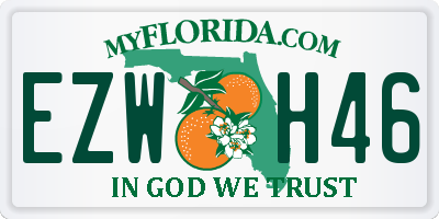 FL license plate EZWH46