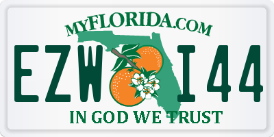 FL license plate EZWI44