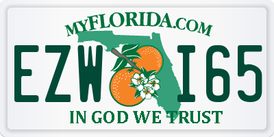 FL license plate EZWI65