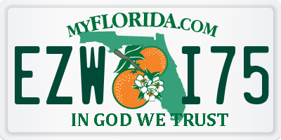 FL license plate EZWI75