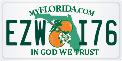 FL license plate EZWI76