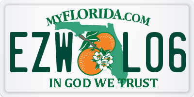 FL license plate EZWL06