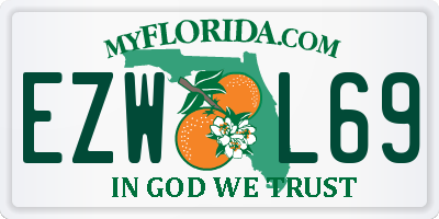 FL license plate EZWL69