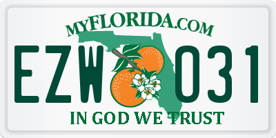 FL license plate EZWO31