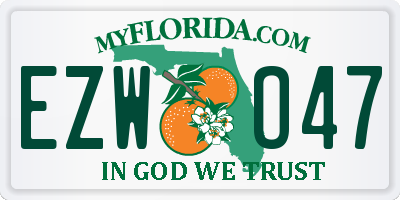 FL license plate EZWO47