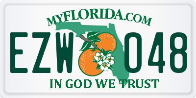 FL license plate EZWO48