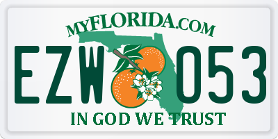 FL license plate EZWO53