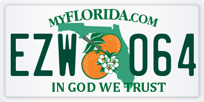 FL license plate EZWO64