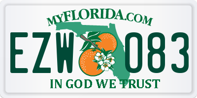 FL license plate EZWO83