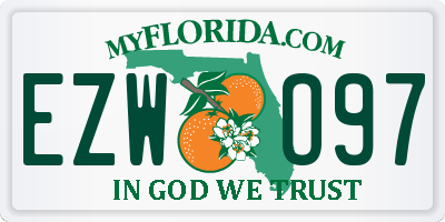 FL license plate EZWO97