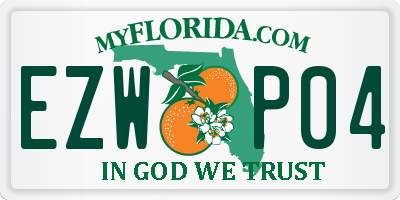 FL license plate EZWP04