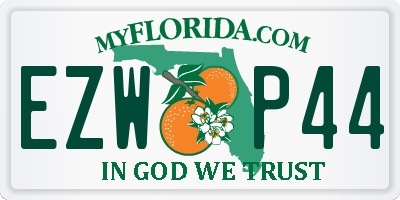 FL license plate EZWP44