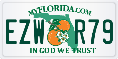 FL license plate EZWR79