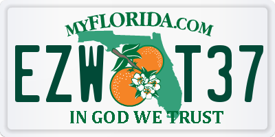 FL license plate EZWT37