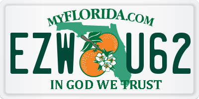 FL license plate EZWU62