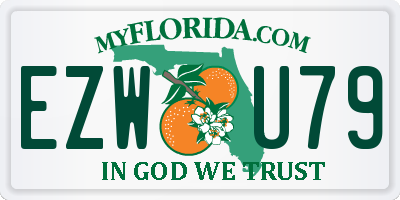 FL license plate EZWU79